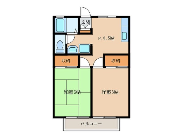 プレジール栄の物件間取画像